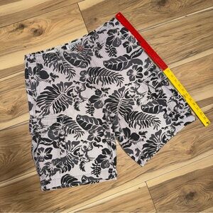 Champs Cargo Army Shorts Mens 32 Floral Hawaiian Chino Classic Fit 90s Denim